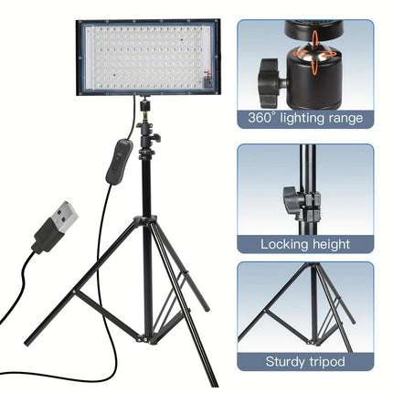 ضوء عمل ليدمع حامل ثلاثي القوائم قابل للتعديل