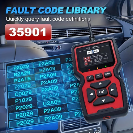 جهاز فحص السيارات OBD II موديل 2025 من لانش