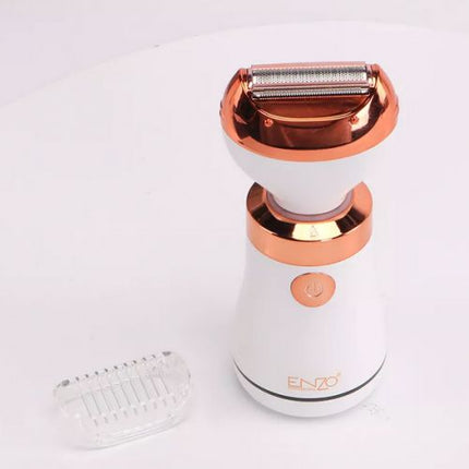ماكينة لإزالة الشعر قابلة للاستخدام الجاف والمبلل مع 6 ملحقات من ENZO