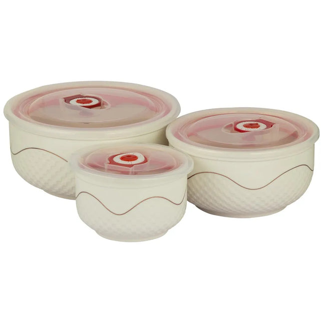 طقم أوعية بورسلين/ 3 قطع