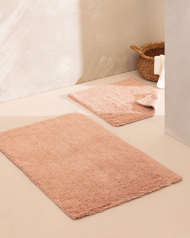 Cameo 2-Piece Bath Mat Set - Soft Pink