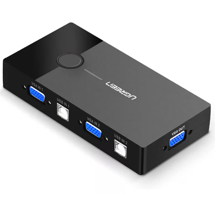 UGREEN 2-Port USB KVM Switch Box ABS Case | 30357