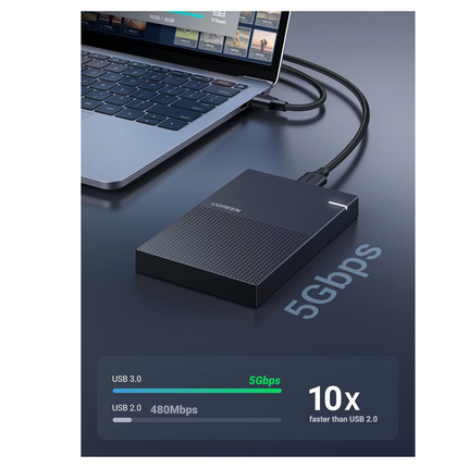 علبة القرص الصلب يو اس بي من يوجرين| UGREEN 2.5 Inch USB A Hard Drive Enclosure |30725