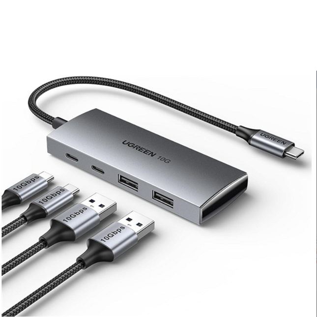 UGREEN USB-C to 4-Port Multi-Function Hub, 10Gbps | 30758
