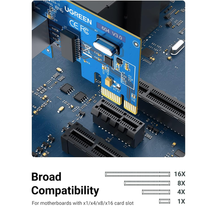 بطاقة شبكة UGREEN PCI Express 1000Mbps PCIe / 30771