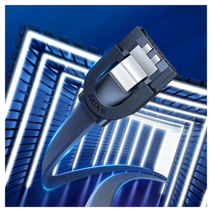 كابل بيانات UGREEN بزاوية SATA 3 بطول 0.5 متر (أسود) /30797