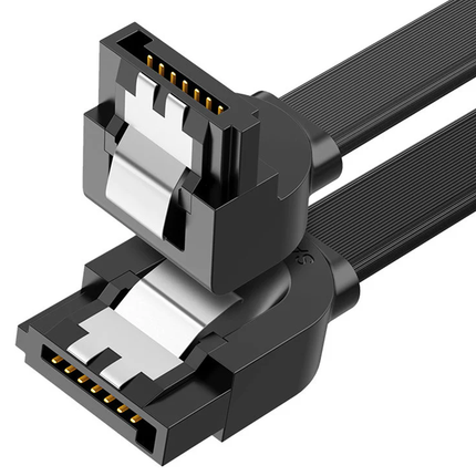 كابل بيانات UGREEN بزاوية SATA 3 بطول 0.5 متر (أسود) /30797
