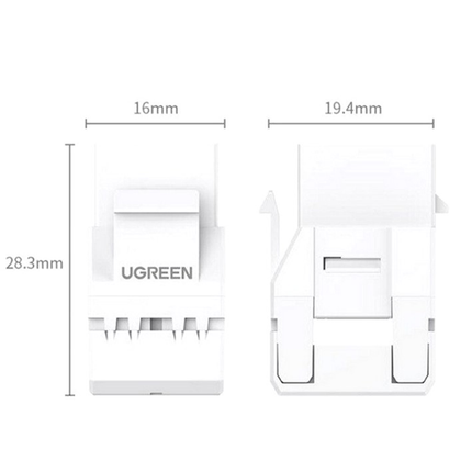 UGREEN CAT6 Unshielded Module 180° 1 pc - 30844