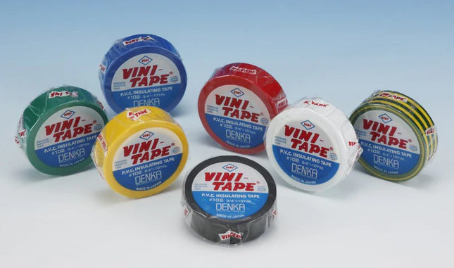 شريط لاصق تيب كهربائي فيني تايب 9 متر 3/4 إنش- ألوان