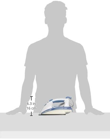 مكواة بخار بقوة 2200 واط مع قاعدة غير لاصقة ووظيفة الرش