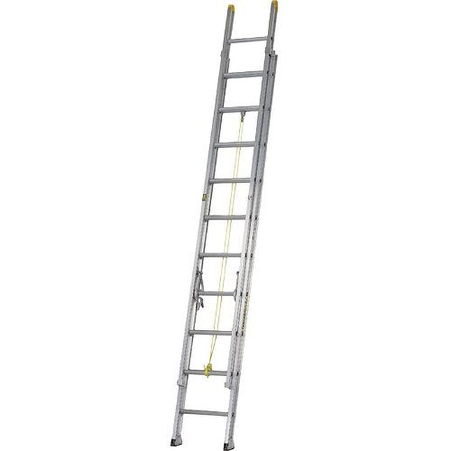 Aluminum extendable ladder with various sizes and features