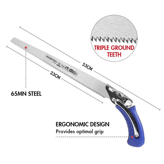 منشار شجر WORKPRO مقاس 330 مم | WP333008