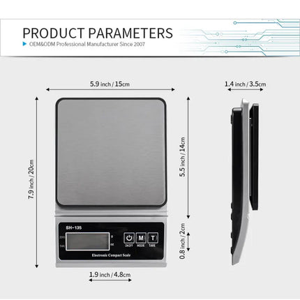 ميزان مطبخ الكتروني 10 كجم