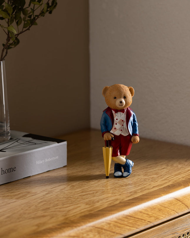 Colin the Sea Bear and Beige Statue - Decorative Ornament