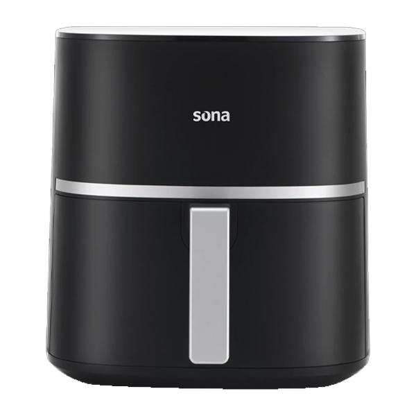 قلاية هوائية AirFryer بقوة 1650 واط وسعة 5.5 لتر تحتوي على 10 برامج مختلفة ماركة SONA