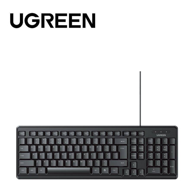 لوحة مفاتيح سلكية من UGREEN - إضاءة خلفية، هادئة، USB / 65771