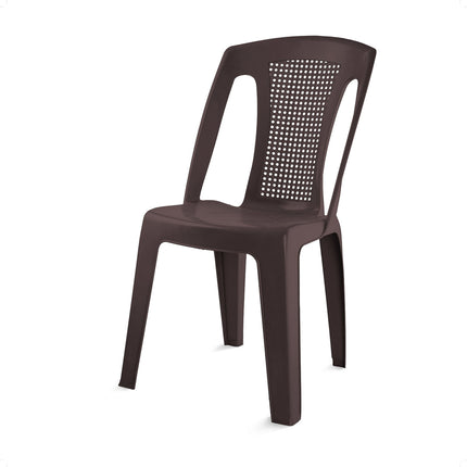 كرسي اوسكار البلاستيكي بدون أذرع - استخدام داخلي وخارجي من سامبا