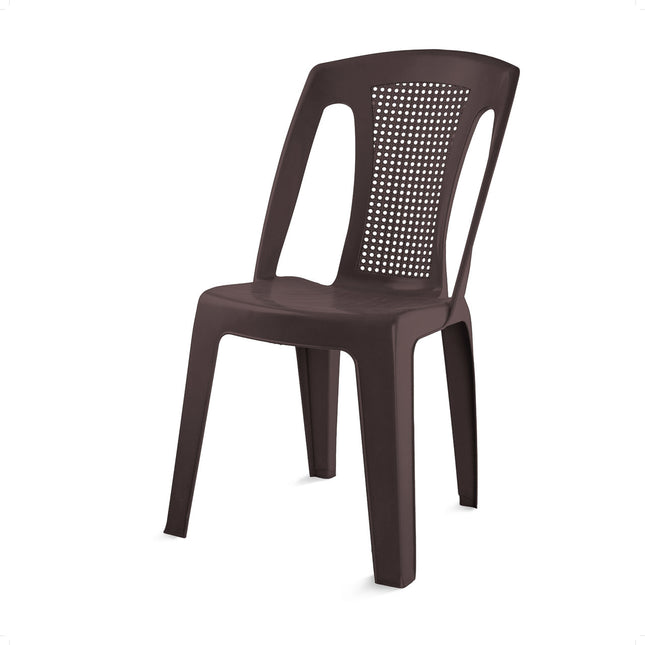 كرسي اوسكار البلاستيكي بدون أذرع - استخدام داخلي وخارجي من سامبا