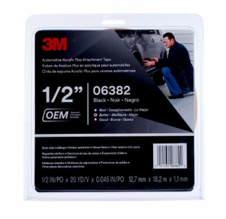 لاصق دبل فيس اسود 1/2 انش