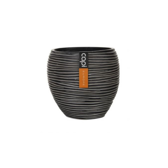 قوار زهور صغير كوبي يوربي  - أسود 15 * 15 سم