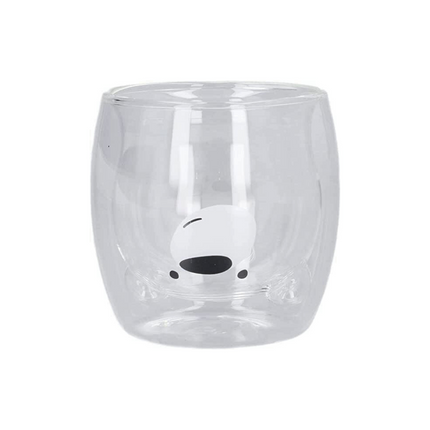 Royal double glass coffee mug