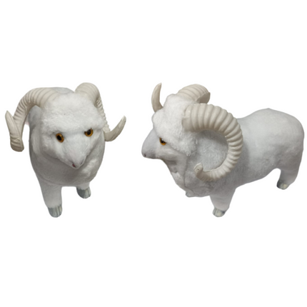 Plastic toy sheep with music - large size