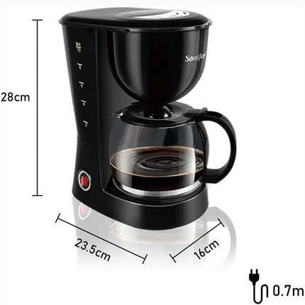 ماكينة تحضير قهوة بالتنقيط من 10-12 كوب بقدرة 800 واط ماركة Sonifer