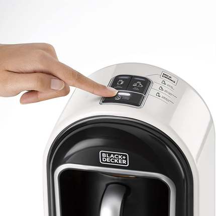 ماكينة تحضير القهوة التركية والشوكولاتة الساخنة مع ميزة تسخين الحليب ماركة Black & Decker