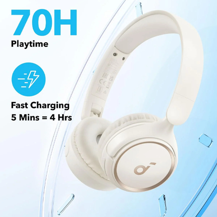 سماعات بلوتوث Anker Soundcore H30i اللاسلكية – بطارية 70 ساعة وصوت قوي مع Bluetooth 5.3