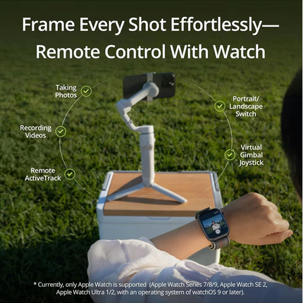 ستاند تثبيت الهواتف الذكية مع ميزة التتبع الذكي ActiveTrack 6.0 ماركة DJI Osmo Mobile 6