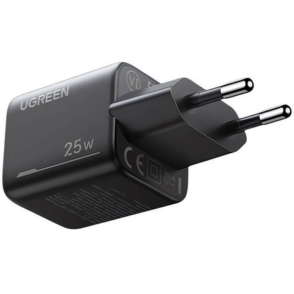شاحن UGREEN السريع بقوة 25 واط بمنفذ USB-C بتقنية GaN، إصدار الاتحاد الأوروبي / 65736