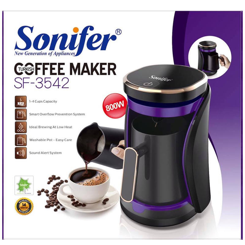 ماكينة صنع القهوة التركية الاوتوماتيكية بـ نظام امان ماركة SONIFER | Sonifer ماكينة صنع القهوة التركية الاوتوماتيكية بـ نظام امان ماركة SONIFER | Sonifer