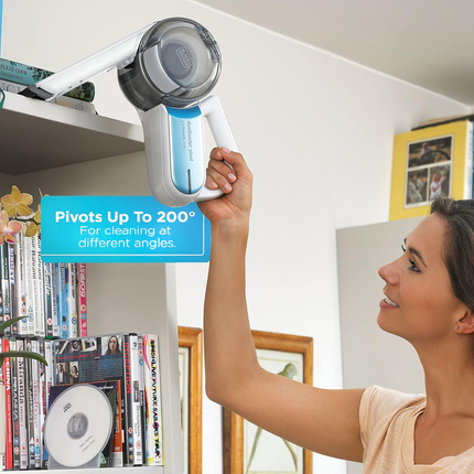مكنسة شحن لاسلكية محمولة مع بطارية ليثيوم أيون سعة 440 مل ماركة Black & Decker