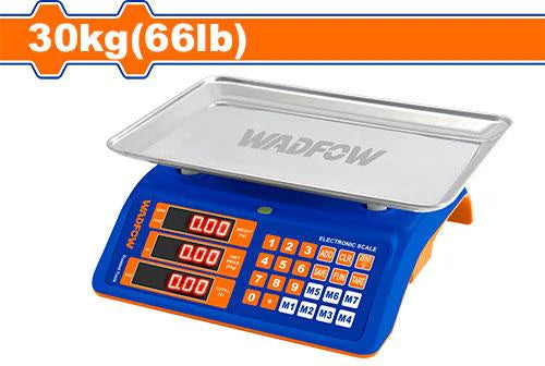 ميزان الكتروني قاعدة حديد 30KG وادفو  WEC1520