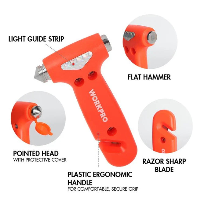مطرقة طوارئ WORKPRO 4 في 1 | WP319021