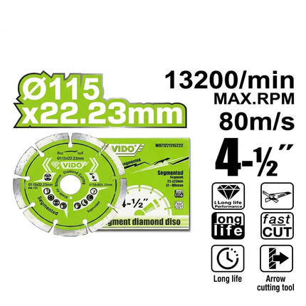 صنية قص حجر مفتوح 4.50" من فيدو (WD71221115222)