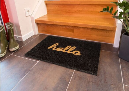 دعاسة مدخل 40*60 سم من Astra Coco Glitter - أسود وذهبي