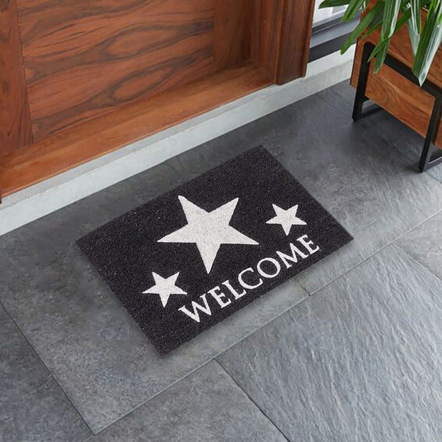 دعاسة مدخل 40*60 سم من Astra Coco Glitter - أسود وفضي