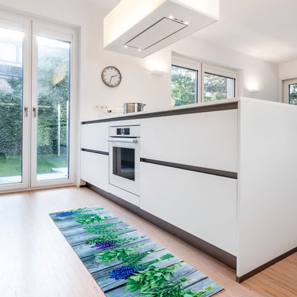 سجادة مطبخ طويلة 50*150 سم من Astra Miabella - أخضر ورمادي