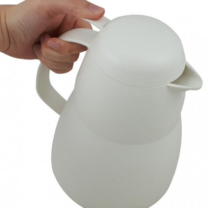 تيرموس سعة 1 لتر من Helios Zeo - أبيض