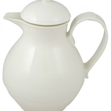 تيرموس بمصفاة سعة 1 لتر من Helios Nostalgie - أبيض