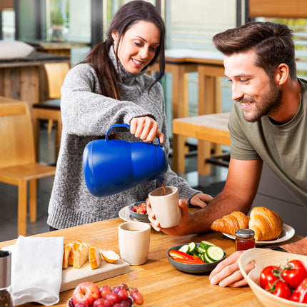 تيرموس سعة 1 لتر من Helios Zeo - نيلي