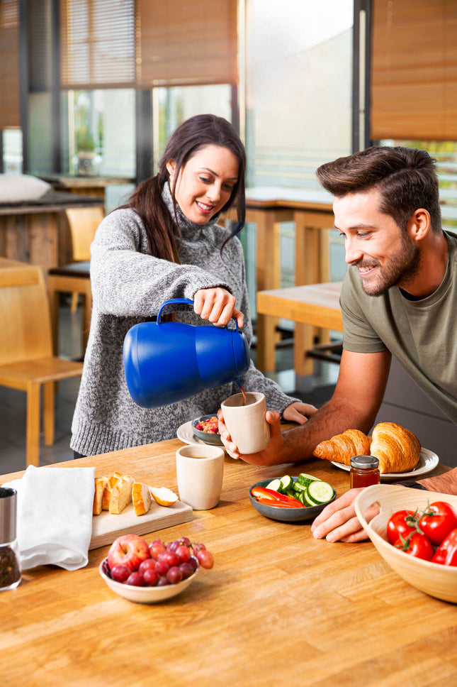 تيرموس سعة 1 لتر من Helios Zeo - نيلي