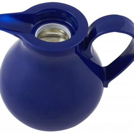 تيرموس بمصفاة سعة 1 لتر من Helios Nostalgie - أزرق داكن