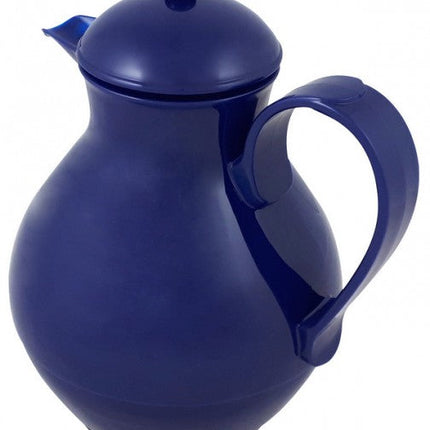 تيرموس بمصفاة سعة 1 لتر من Helios Nostalgie - أزرق داكن