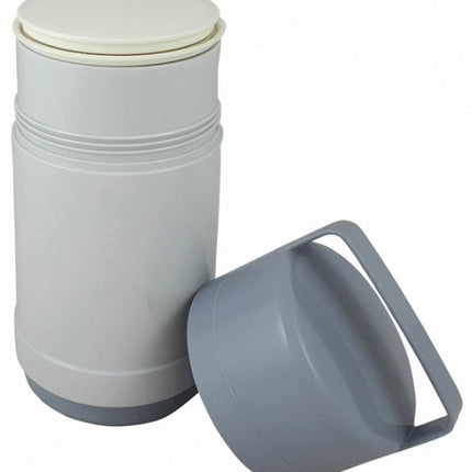 تيرموس رحلات سعة 1 لتر من Helios Picnic - رمادي