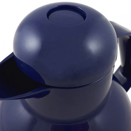 تيرموس سعة 1 لتر من Helios Day-Push - أزرق داكن