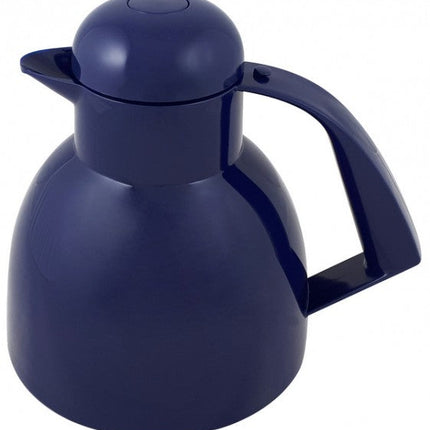 تيرموس سعة 1 لتر من Helios Day-Push - أزرق داكن