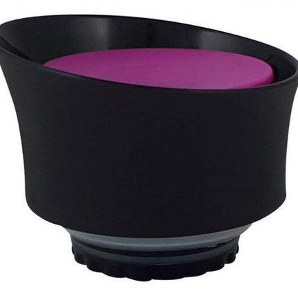 مطرة مشروبات سعة 400 مل من Helios Click N Drink - ستيل وبنفسجي