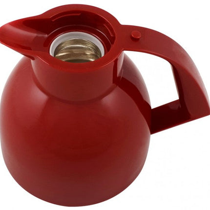 تيرموس سعة 1 لتر من Helios Day-Push - أحمر